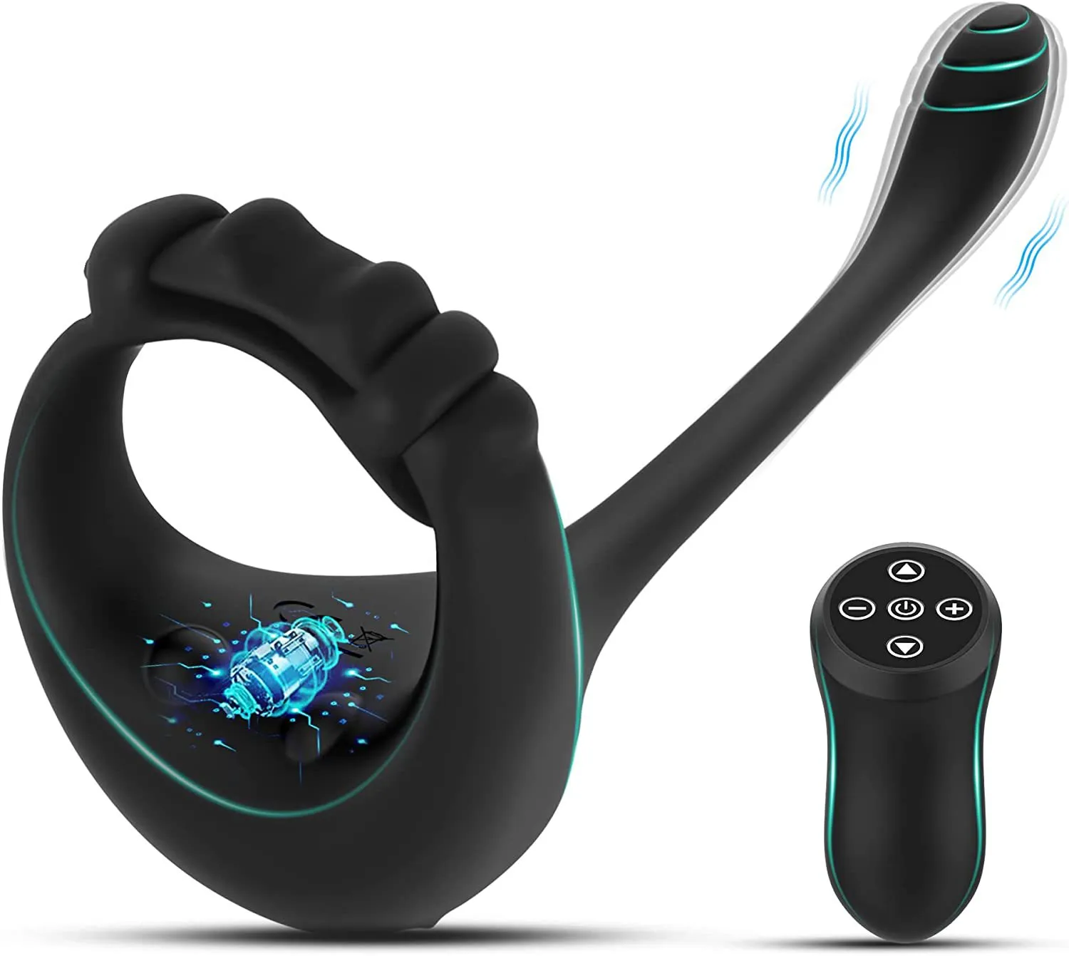Rechargeable Silicone Vibrating Penis Ring For Men ... From Infant, $32.63 