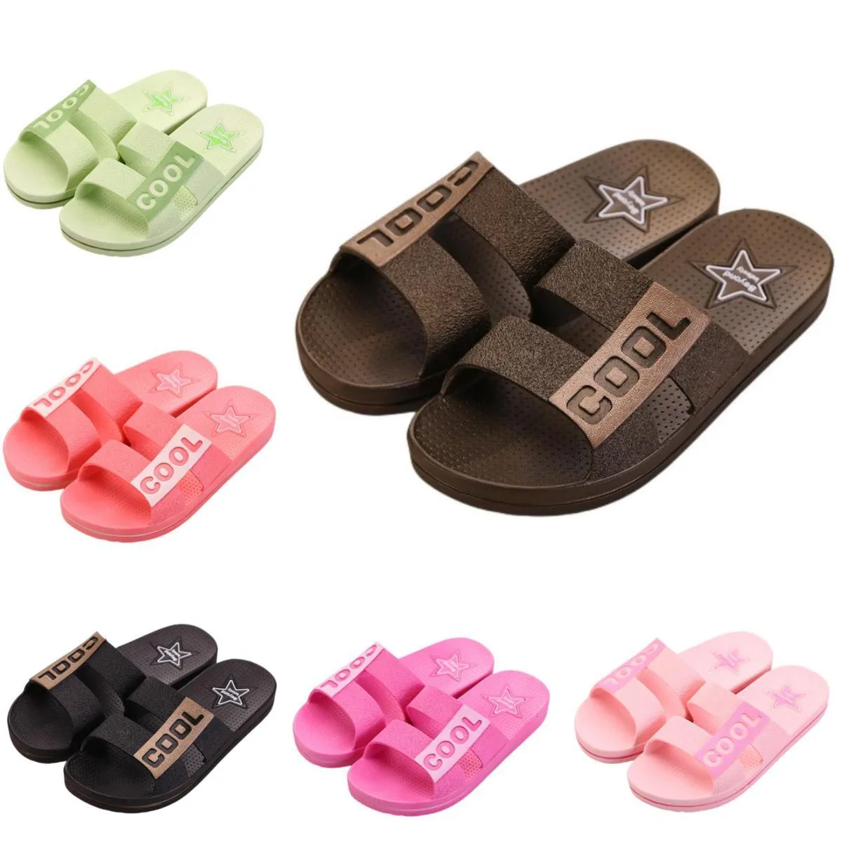 Slippers rosa laranja homem homem sapatos praia costa respira banheiro marrom marrom