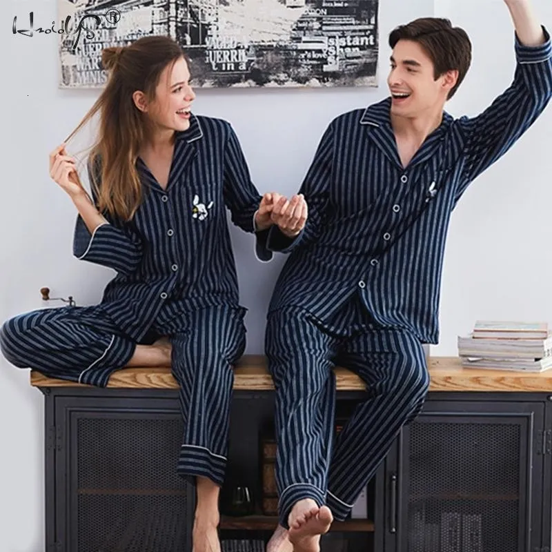 Slaapkleding van heren Hoge kwaliteit Liefhebbers Pyjama Sleepkleding Paar Pyjama