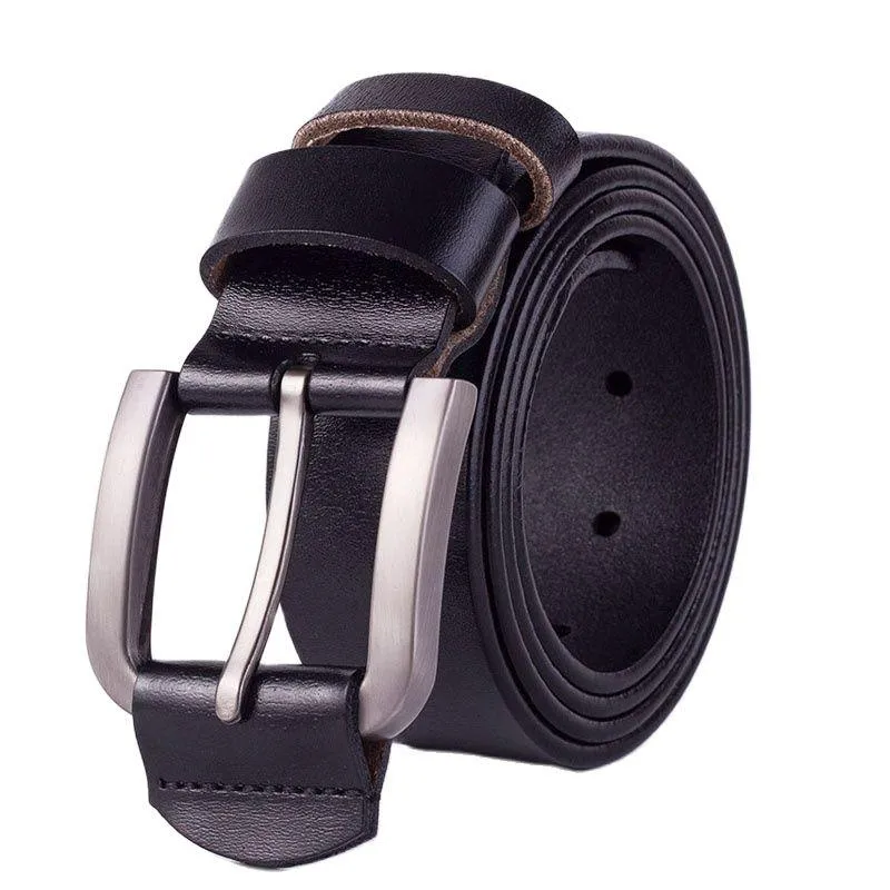 Belts Fashion Brand de haute qualité Men de luxe CELaire en cuir authentique pour les boucles de broches en métal