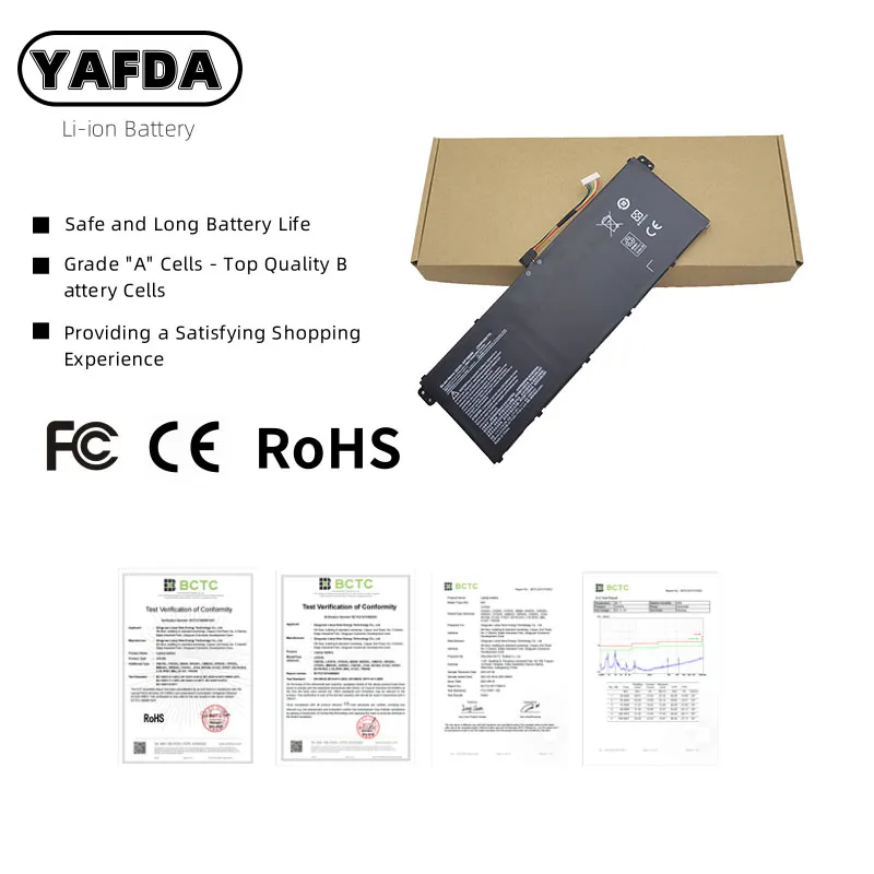 Tablet PC Baterie AP19B8K Bateria laptopa dla Acer Aspire A314 A315 A317 Serie