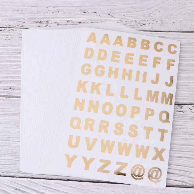 Gift Wrap Stickers Letter Sticker Alphabet Letters Scrapbooking Decal  Transparent Stamping Number English Adhesive Large Iron A From Johnlucas,  $12.8