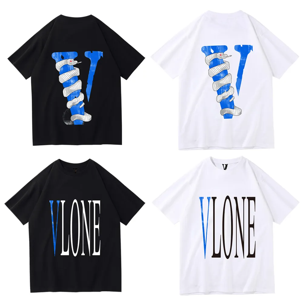 VLONE hommes T-shirt 100% coton marque originale Streetwear femmes T-shirt USA été à manches courtes Harajuku Hip Hop T-shirt Vlone