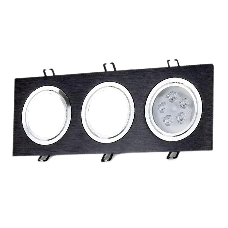 GU10 MR16 Square Lighting Accessories Holder Recessed Ceiling Trim Ring Spotlight Housing crestech168