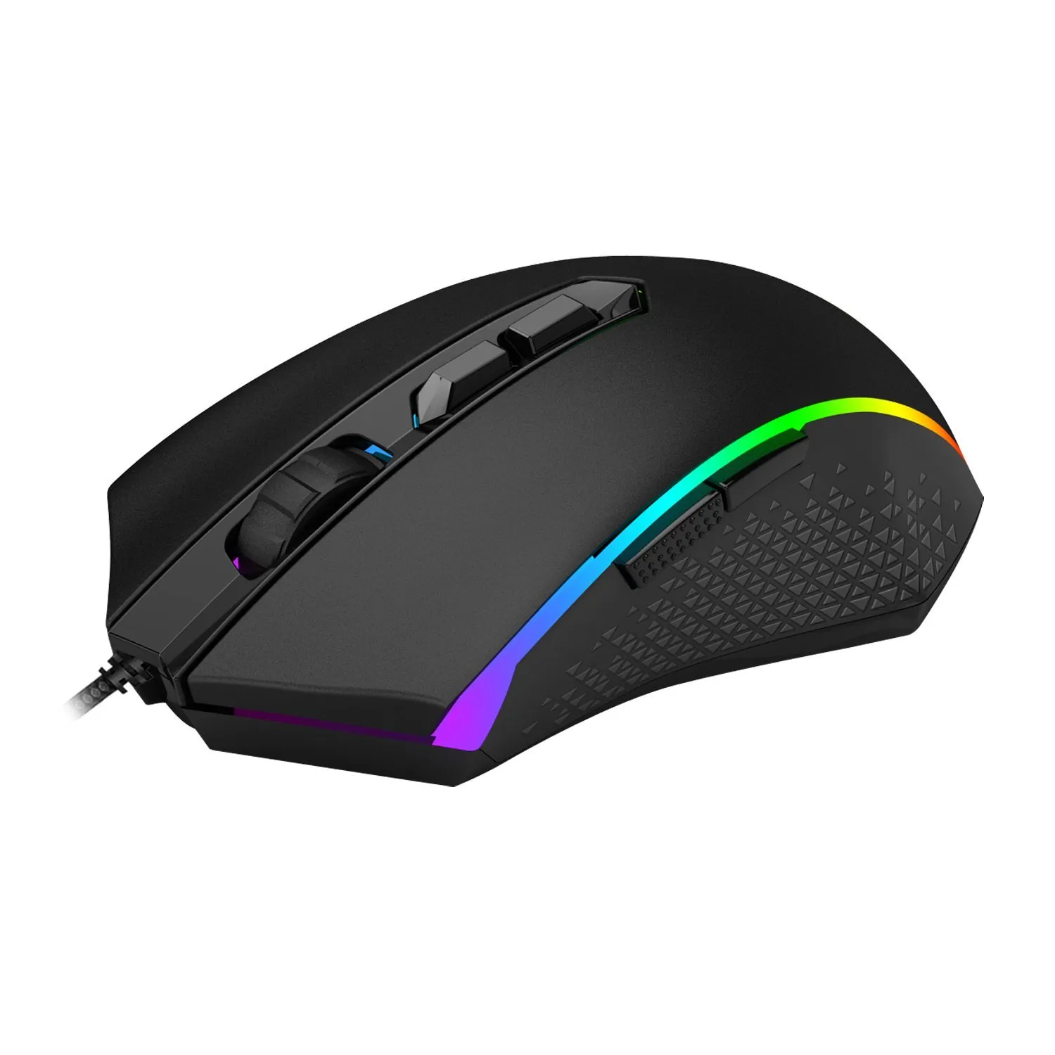 N M710 souris de jeu haute précision Programmable rvb Modes de rétroéclairage réglage des poids 10000 DPI pour PC souris d'ordinateur portable Gamer