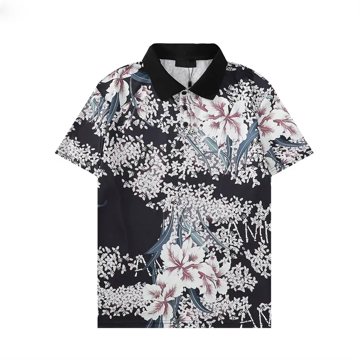 أزياء جديدة لندن إنجلترا بولوس قمصان رجالي المصممين بولو قمصان الشارع العليا تطريز الطباعة تي شيرت الرجال الصيف القطن غير الرسمي