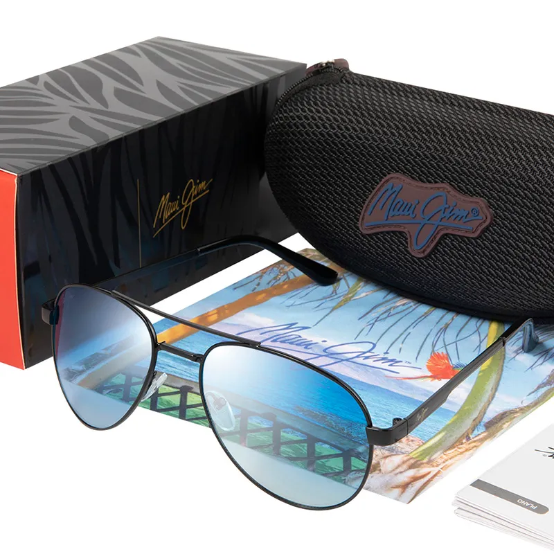 Óculos de sol masculinos vintage à beira-mar, óculos de sol para dirigir, óculos de sol masculinos ultraleve UV400 Pilot Eyewear