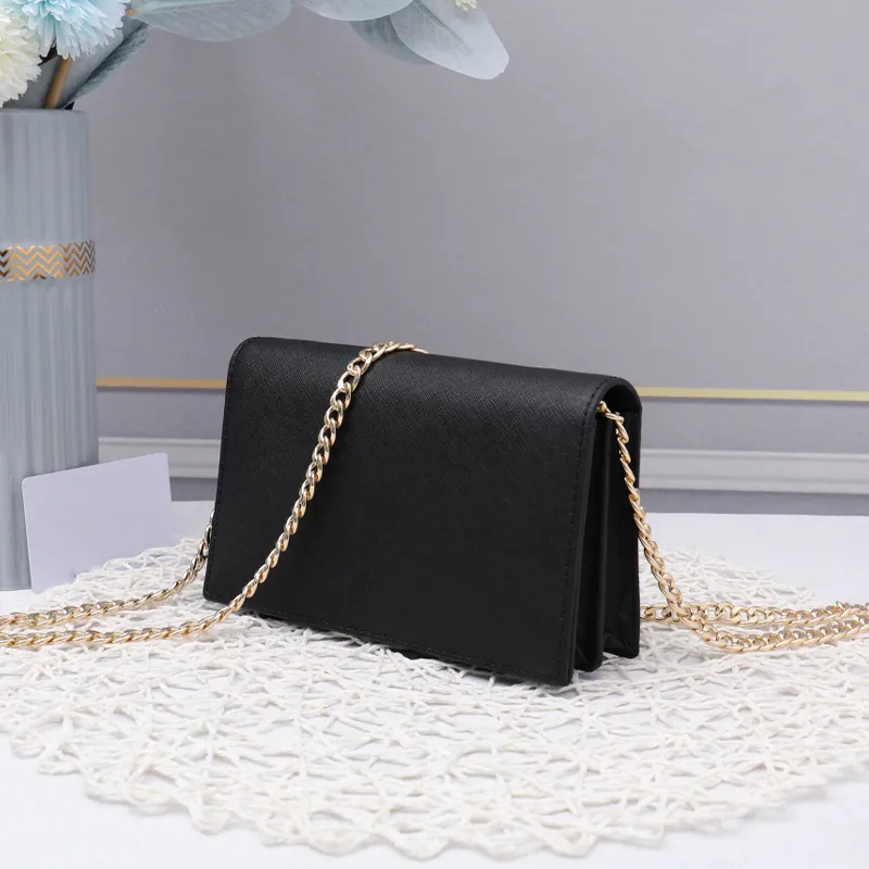 Designer women's bags new shoulder bag Cross grain crossbody bag chain bag Clamshell leather mini clutch bag purse clamshell square bag women's bag