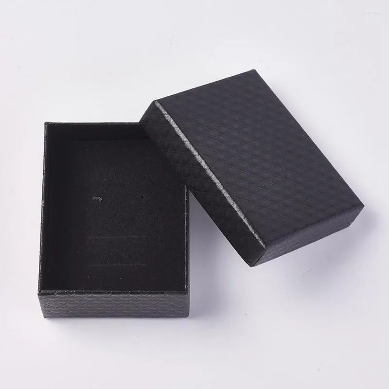 Jewelry Pouches 5pcs Paper Cardboard Boxes Storage Display Carrying Box For Necklaces Bracelets Earrings Rectangle 9.75x7.8x3.9cm