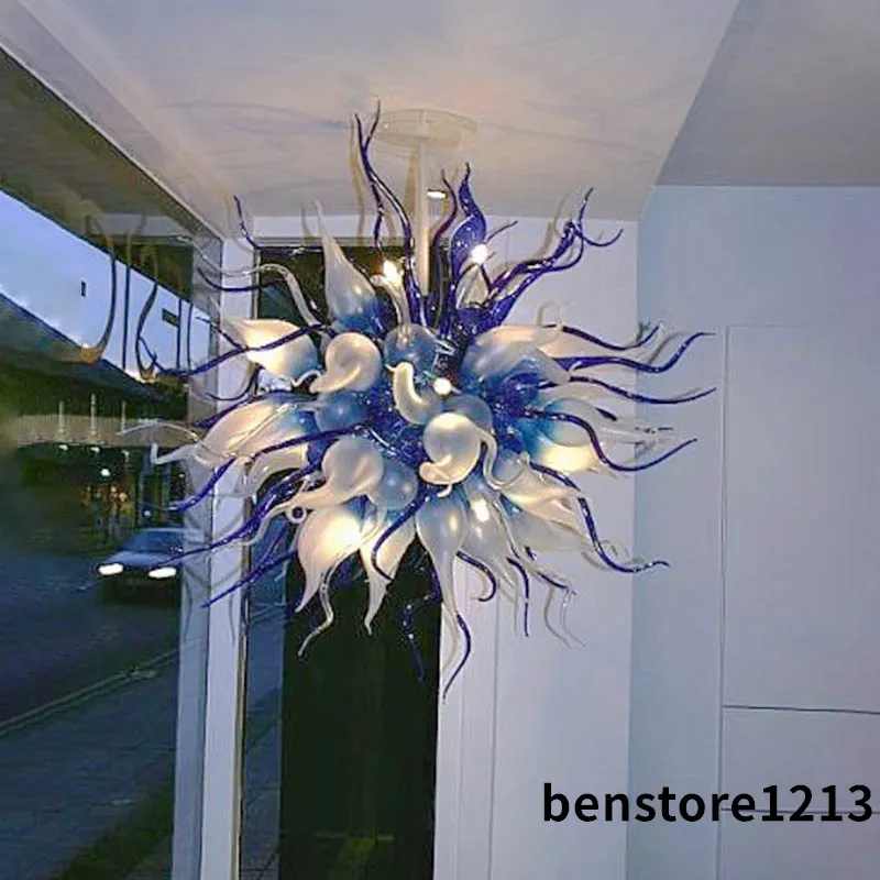 Modern Chandelier Home Hotel Hand Blown Glass Chandelier Luxury Pendant Lamps chandelier CE UL Certificate pendant lights Ornaments Wholesale LR393