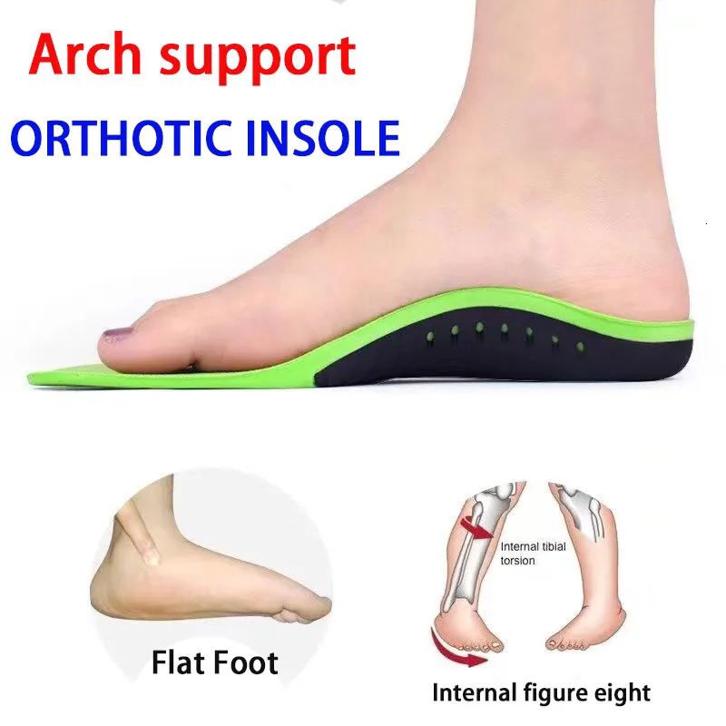 Shoe Parts Accessories Ortic Insole Arch Support XO Leg Flat Foot Health Sole Pad insoles for s insert padded Orthopedic 230311