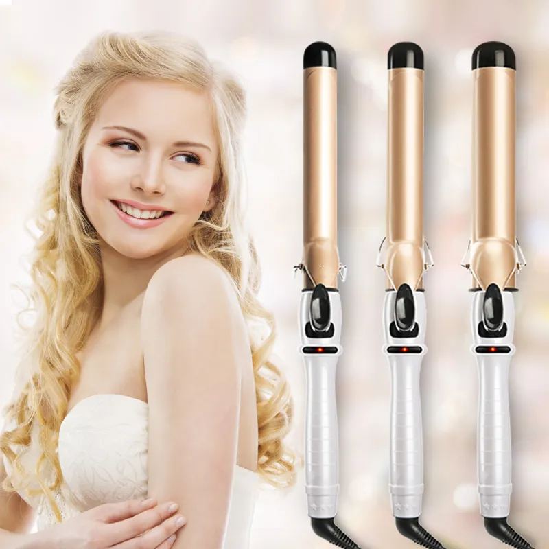 Curling Irons aOfeilei 19-38 mm ceramiczne elektryczne loki włosy 38 mm włosy Curling Iron Big Curls 19 mm Hair Culers 25 mm Curling Iron 32 mm 28mm 230310