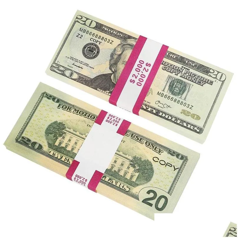 fake money funny toy 100pack copy 50 one hundred dollar bills realistic play that looks real doublesided pretend prop271l