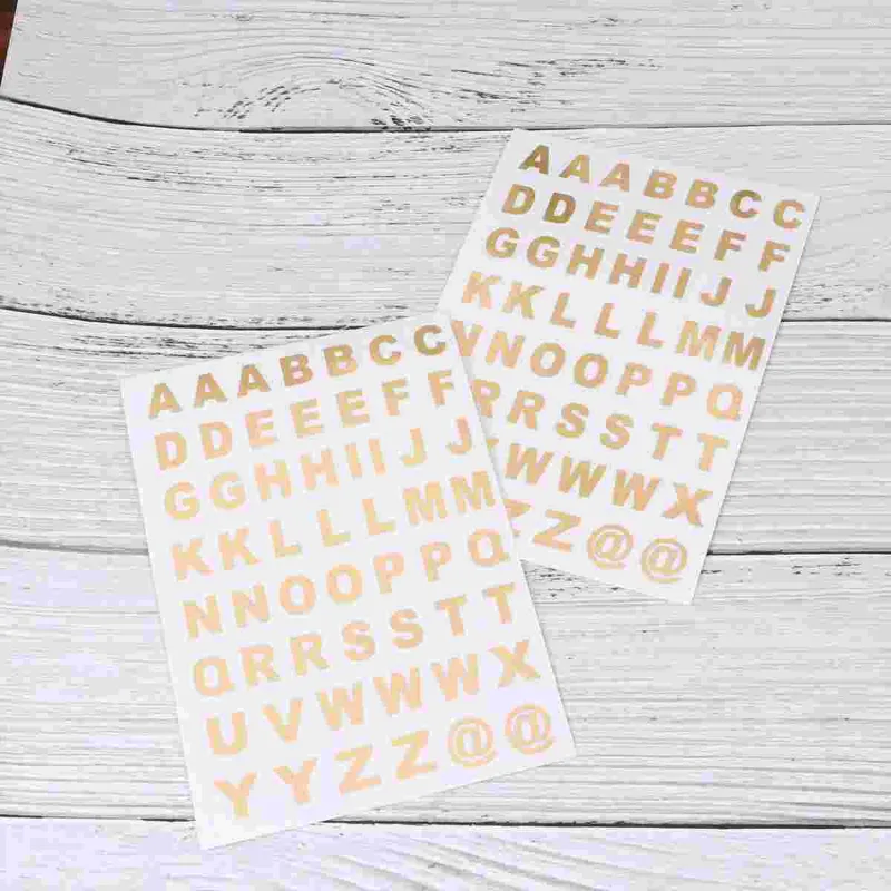 Gift Wrap Stickers Letter Sticker Alphabet Letters Scrapbooking Decal  Transparent Stamping Number English Adhesive Large Iron A From Johnlucas,  $12.8