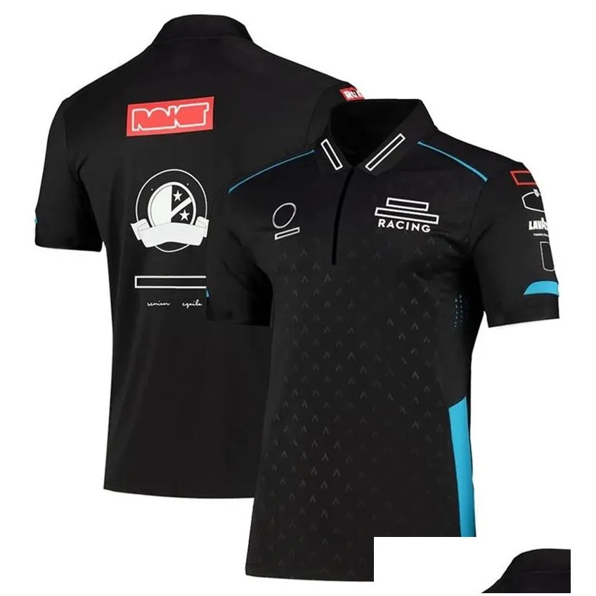 Men's Polos Motorcycle Apparel F1 Team Tshirt New Nded Shirt Mens Racing Series Sports Top Drop Delivery Mobiles Motorcycles Accessories Customizable W47r