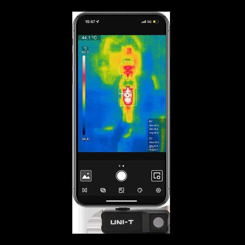 UNIT UTIMS Thermal Imaging Camera For Phone With Floor Heat Detection