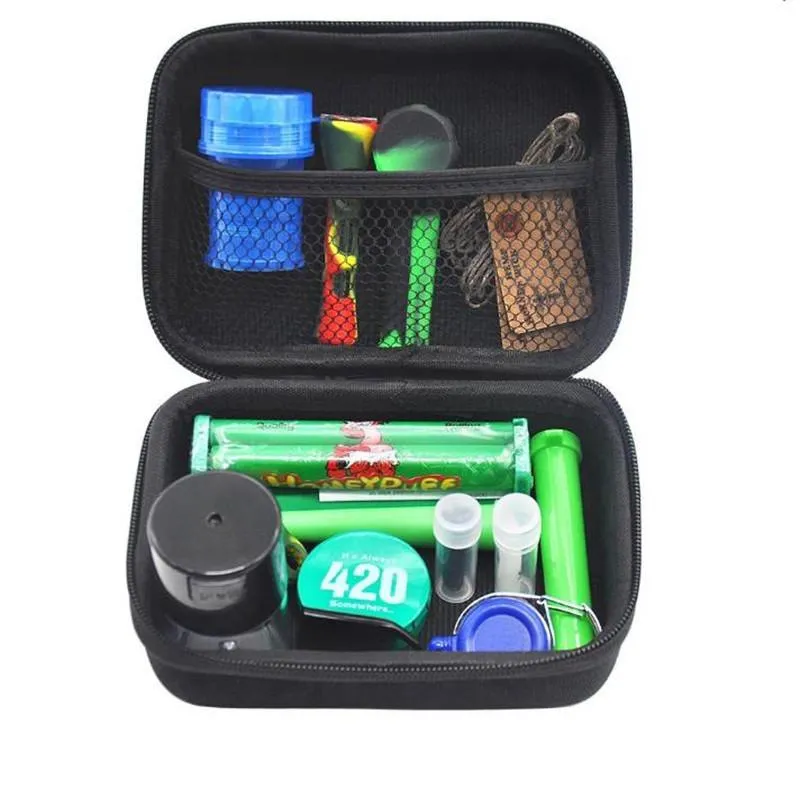 Smoking Pipes Portable cigarette set cigarette accessories hand roll set 12 Piece Set