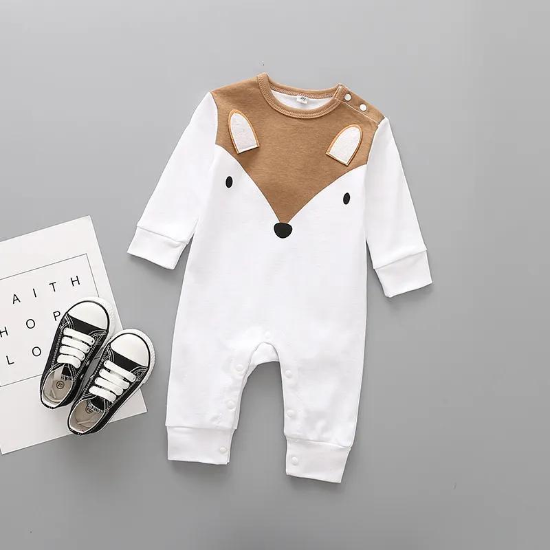 Rompers Zwy672 Baby Sticked Rompers Pure Cotton Babies Kläder Födda Baby Girls Knitting Princess Long ärms Autumn Jumpsuit 230311