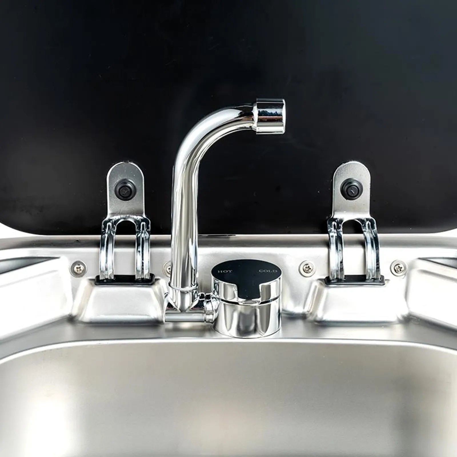 Bathroom Sink Faucets Foldable Faucet For Motorhome 360 Degree Rotation ...