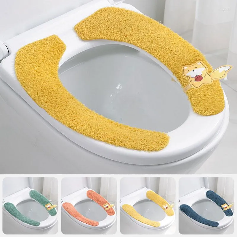 Universal Washable Toilet Seat Covers Wilko With Soft Cartoon WC Paste