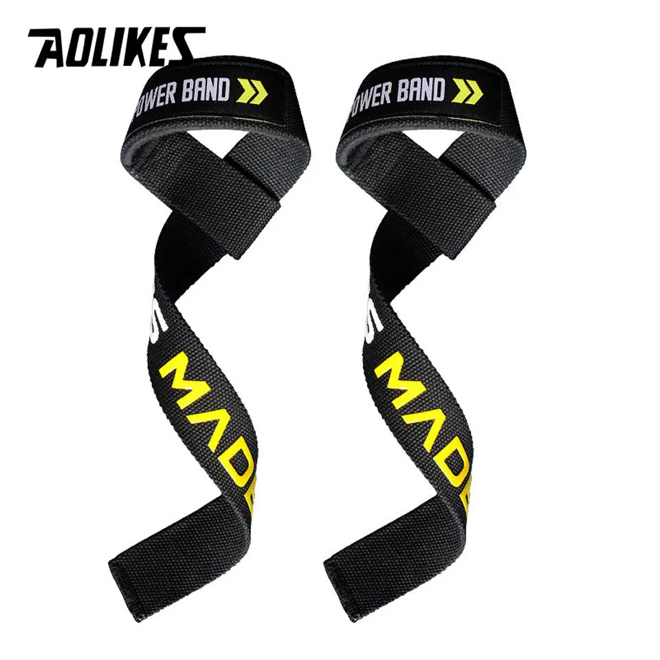 Elbow knäskydd aolikes 1 par viktlyftande armband sport professionella träning handband handband support remmar wraps vakter för gym fitness 230311