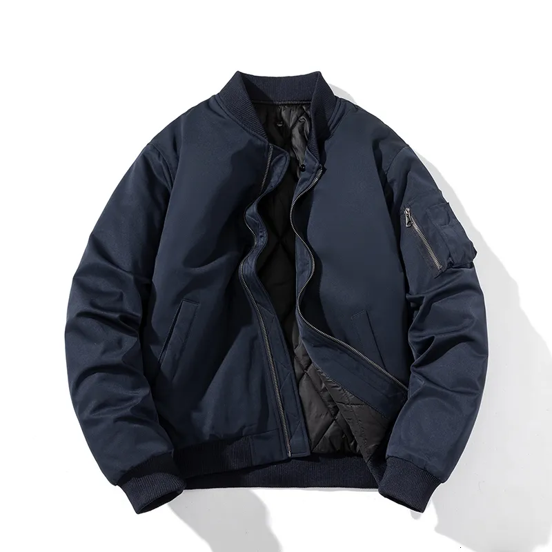 Jaquetas masculinas ma1 jaqueta de bombardeiro homens mulheres inverno jacket sólido piloto vôo militar casaco de beisebol da primavera etono windbreaker casual 230311