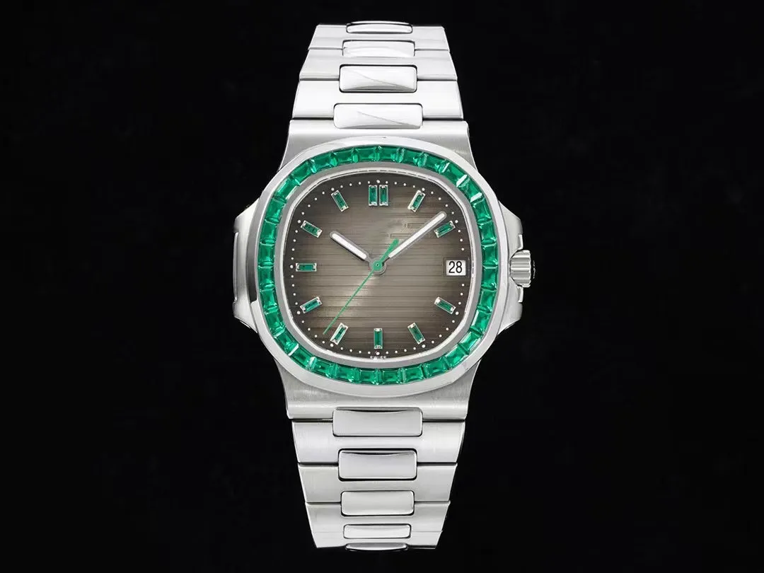 Patek philippe nautilus 5711 platinum emerald hot sale