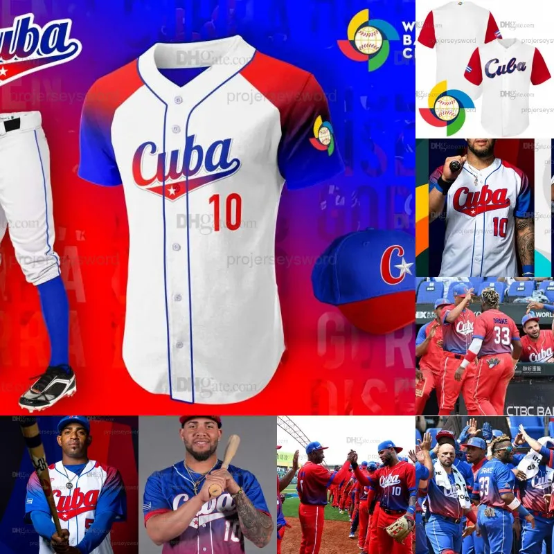 2023 World Baseball Classic Jersey Team Cuba WBC Luis Robert Yoan