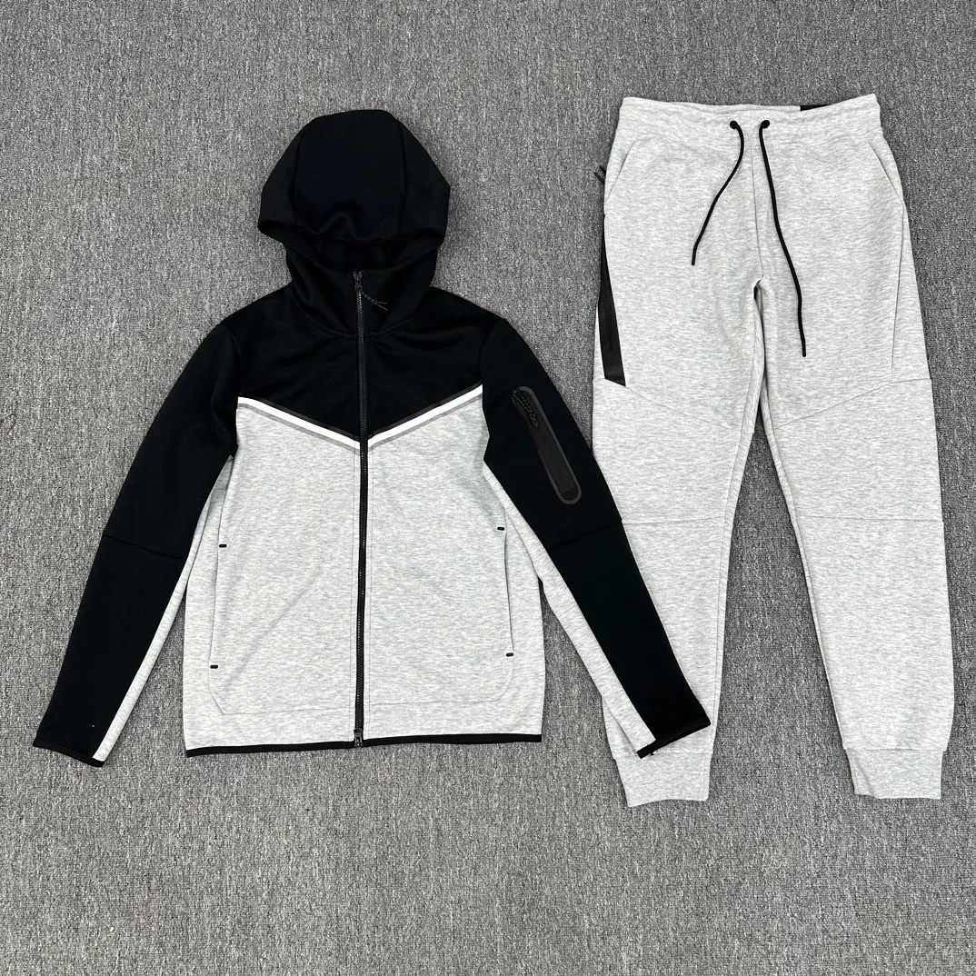 Tracksuits voor heren 2023 Spring herenhood met capuchon Zipper -technologie katoen Athleisure Suite hoogwaardige DFGRD 230311