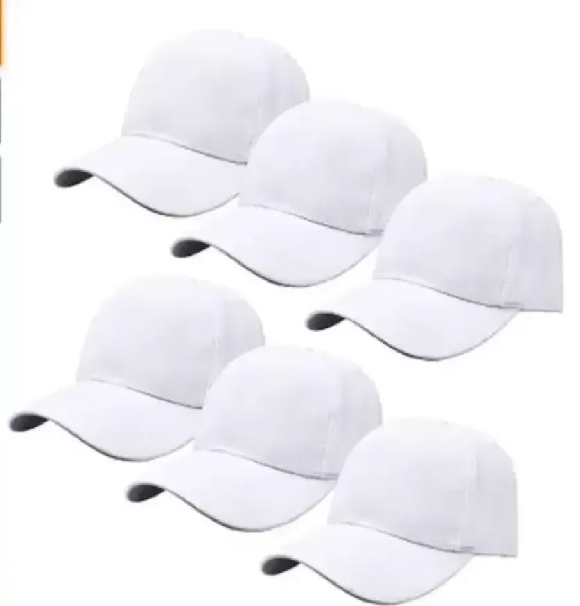 Vanlig tom sublimeringslock Polyester värmeöverföring Baseballmössor Hatt med justerbar snapback grossist BB0311