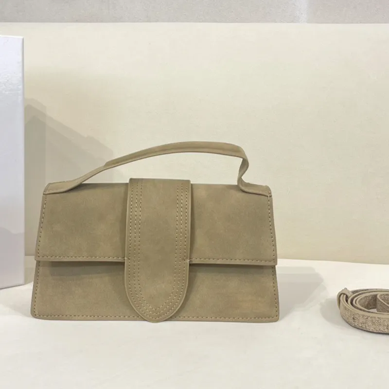Marka designerka worek damska starszy tekstura lekka luksusowa torebka pojedyncza przenośna torba na ramię Messenger Bag deerskin Velvet Mini Small Square Bag