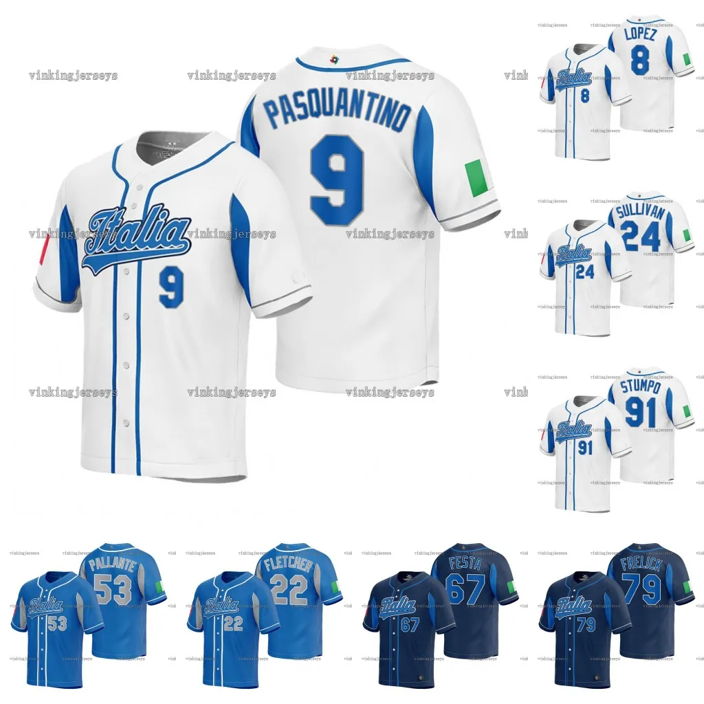 Italy Baseball Jersey 2023 World Baseball Classic Replica Vinnie