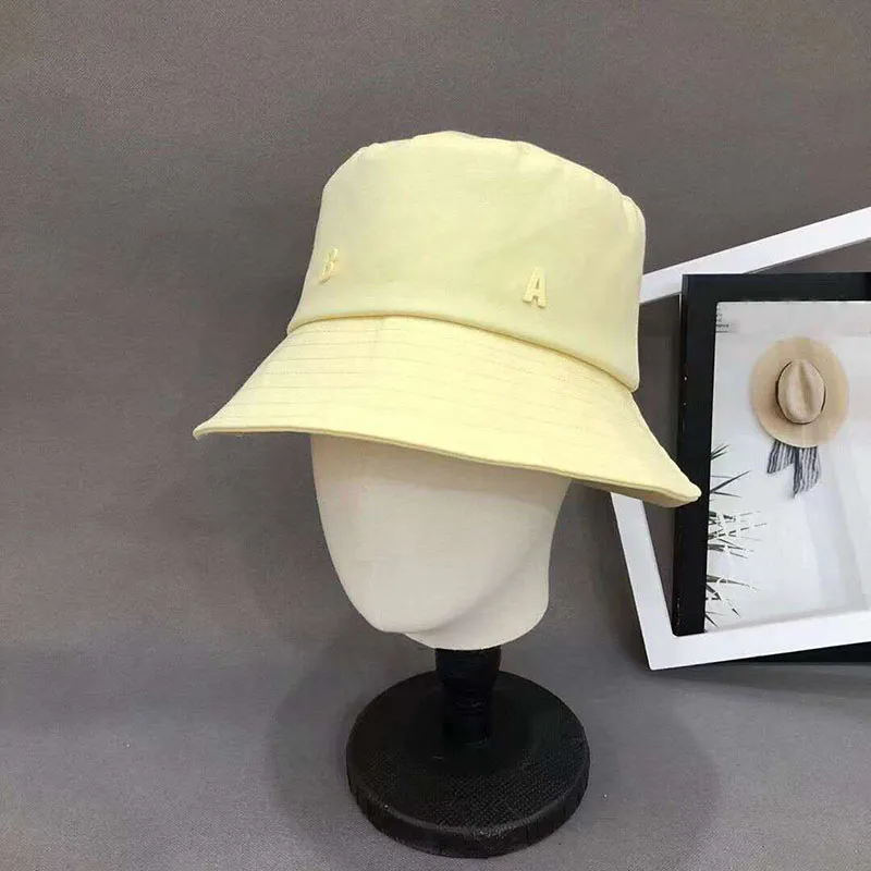 Cappello da pescatore di design di lusso da uomo e da donna cappello da sole da spiaggia da viaggio all'aperto cappello di moda casual in stile lettera di gomma
