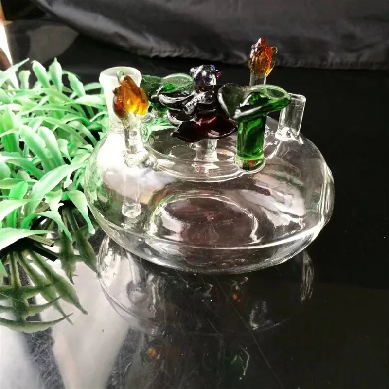 Narguilés Pot de narguilé en verre pour lit de fleurs Vente en gros Accessoires pour bangs en verre, verre
