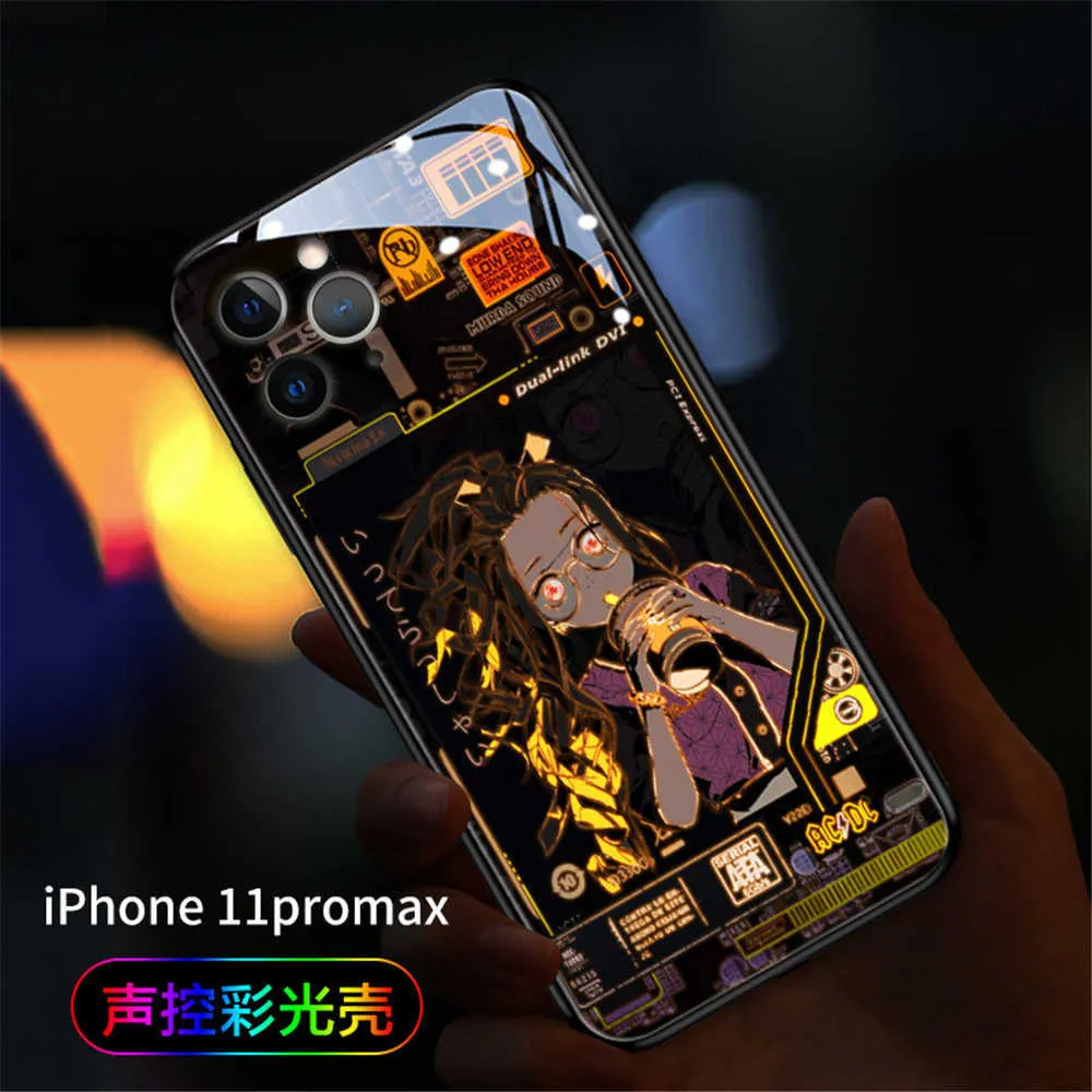 Incoming Call Light Up Iphone 11 Case Buy Luminous Sound Control
