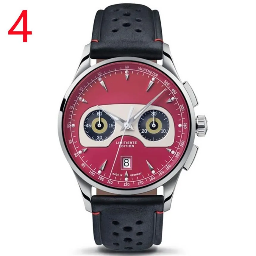 2021 haute qualité hommes montres de luxe série six points Tous les cadrans fonctionnent Mens montre à quartz Top marque horloge forme ronde mode Gift257U