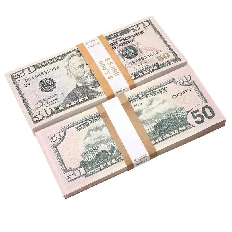 120 Faux Billets De Dollar - Pour Jeux, Tournage, Farces, éducation - Ressemble à L'original Mais Sans Valeur