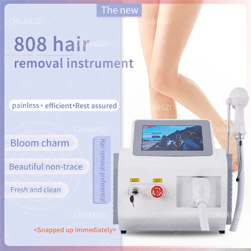 Laser Machine New Design Diode Triple Wavelength 808 Nano Laser Hair Removal Beauty Machine