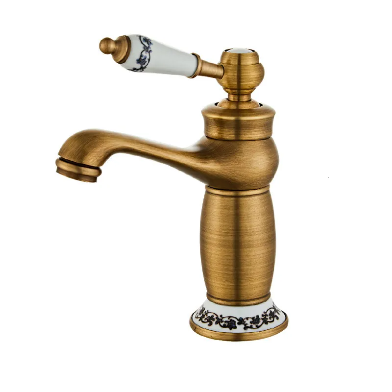 Fonteinkraan | Goud glans | 8 cm | Tres | Messing | Classic serie, Opbouw, Vintage design