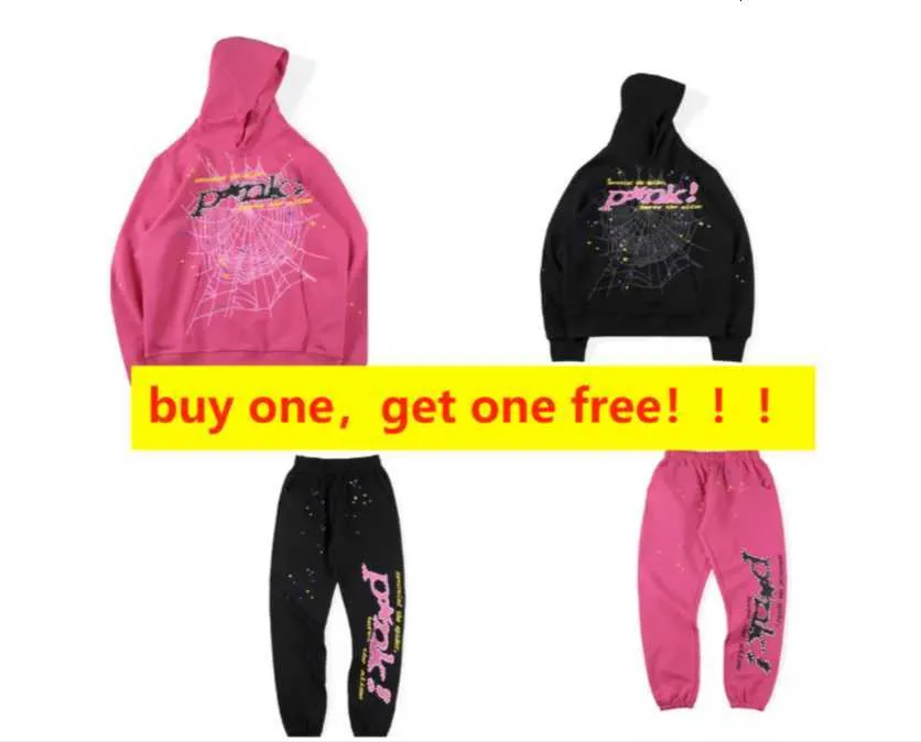 Spider Pink Sp5der hoodies Young Sweatshirts Streetwear Thug 555555 Angel Hoody Men Women 11 Web Pullover Fast way gt