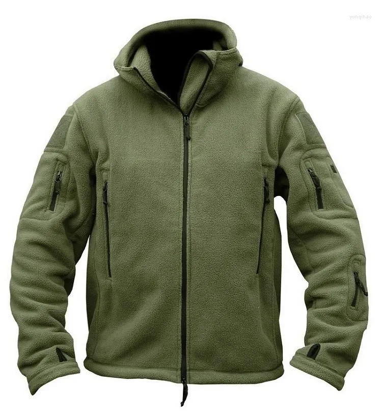 Felpe con cappuccio da uomo Tattiche militari autunnali Tempo libero Softshell Giacca in pile Uomo Abbigliamento sportivo dell'esercito americano Abbigliamento Felpa con cappuccio da movimento casual calda