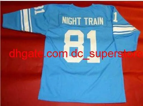 Custom Men Youth women Vintage CUSTOM#81 DICK NIGHT TRAIN LANE3/4 SLEEVE Football Jersey size s-4XL or custom any name or number jersey