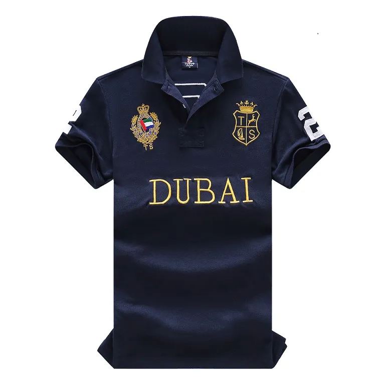 Polos T-shirt City Edition DUBAI Designer New Short Sleeve Polos Shirt High  end Casual Fashion Men's Panel 100% Cotton s-6XL
