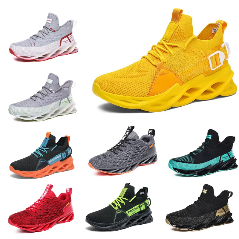 Zapatillas de correr para hombre, zapatillas deportivas de moda, General Cargo, negro, blanco, azul, amarillo, verde, verde azulado, zapatillas deportivas transpirables para hombre, fourty one