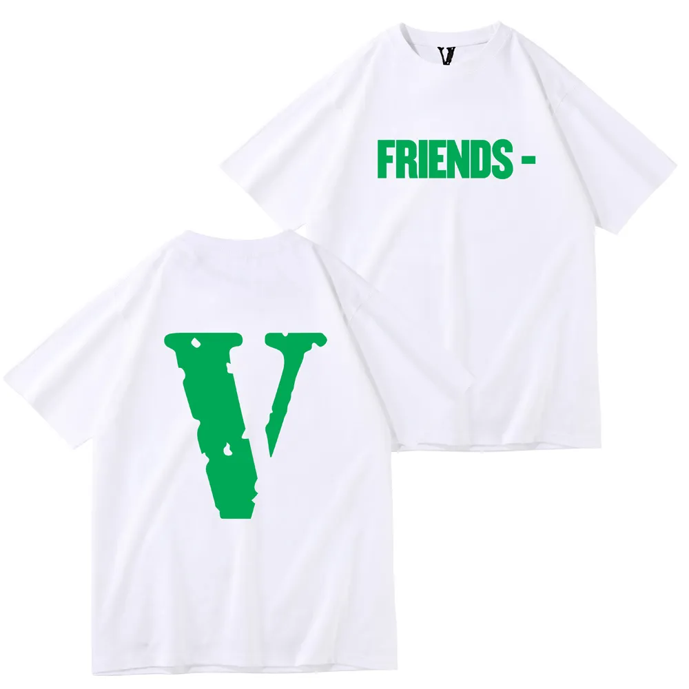Vlone green cheap friends tee