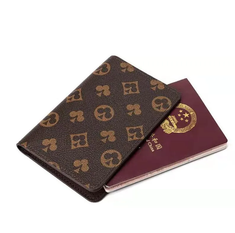 New High Quality Passport Card Holders Cover Classic Men Women Fashion Passport Holder Covers ID Card Holders