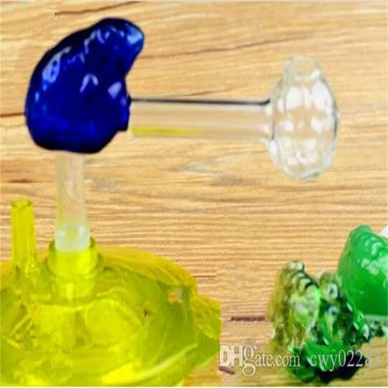 Smoking Pipes Frog straight football pan, Vente en gros de bangs en verre Tuyaux de brûleur à mazout Tuyaux d'eau en verre