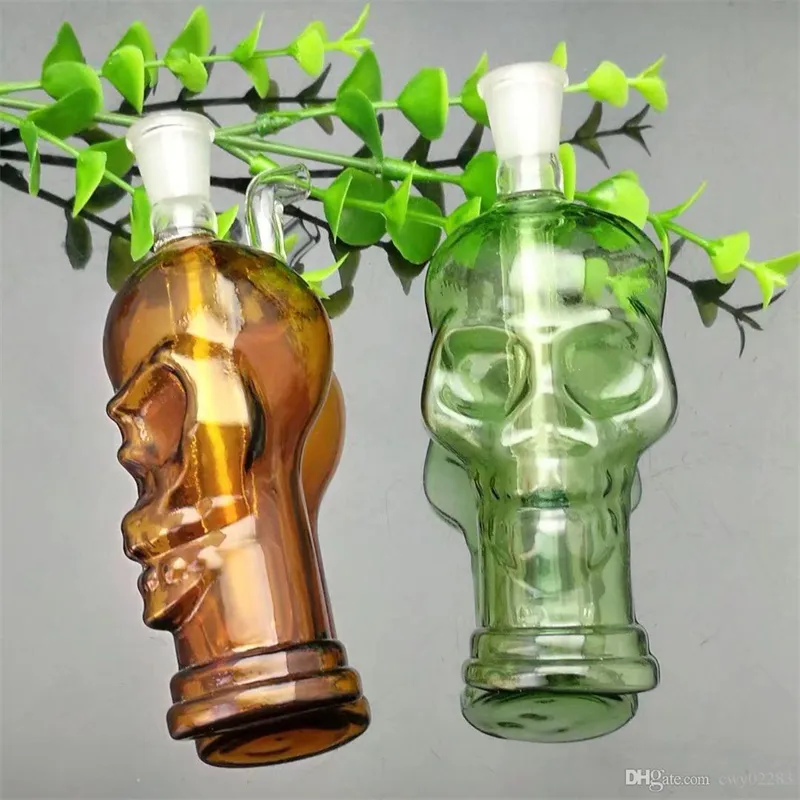 Smoking Pipes Color glass hookah skull bone ,Wholesale Glass bongs Oil Burner Pipes Water Pipes