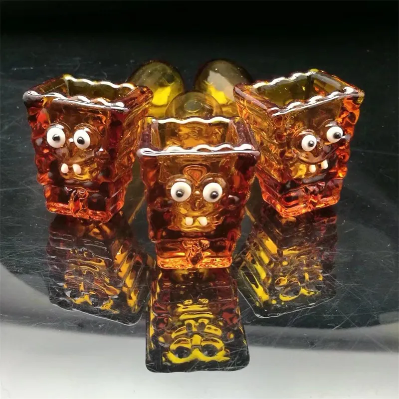 Smoking Pipes Amber glass pipe barrel ,Wholesale Glass bongs Oil Burner Pipes