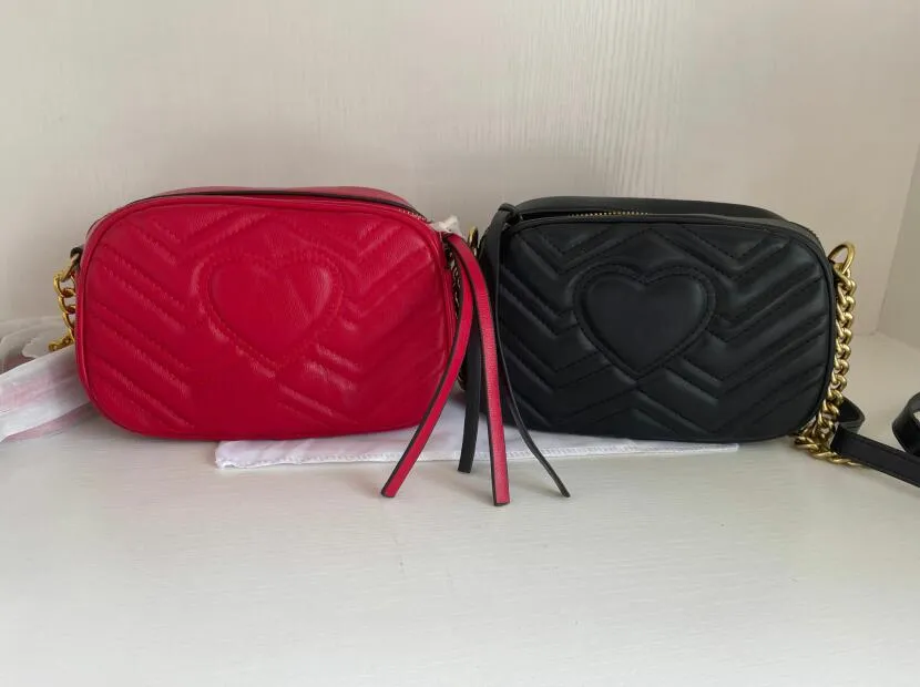 Luxury Designer New Style Marmont Shoulder Bags Women Black gold Chain Cross Body Bag PU Leather Handbags Purse Female Messenger Tote Bag okjy